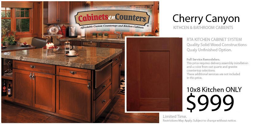 Cabinets Starting at only $999 Cabinets Only